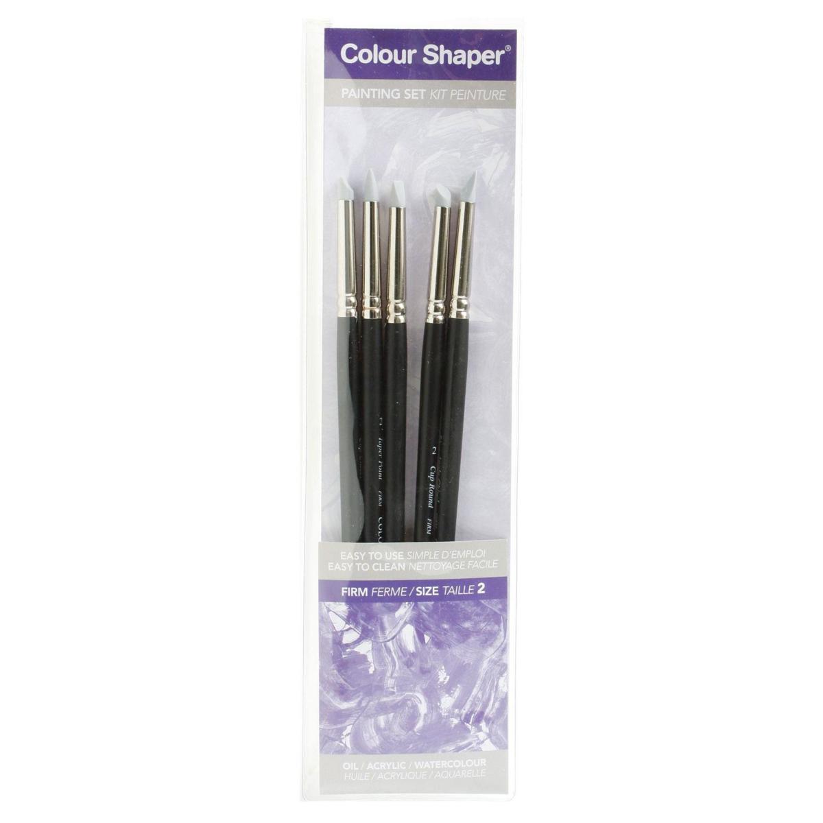 COLOUR SHAPER 5pc Painting Tool and Pastel Blending Set Firm No. 2