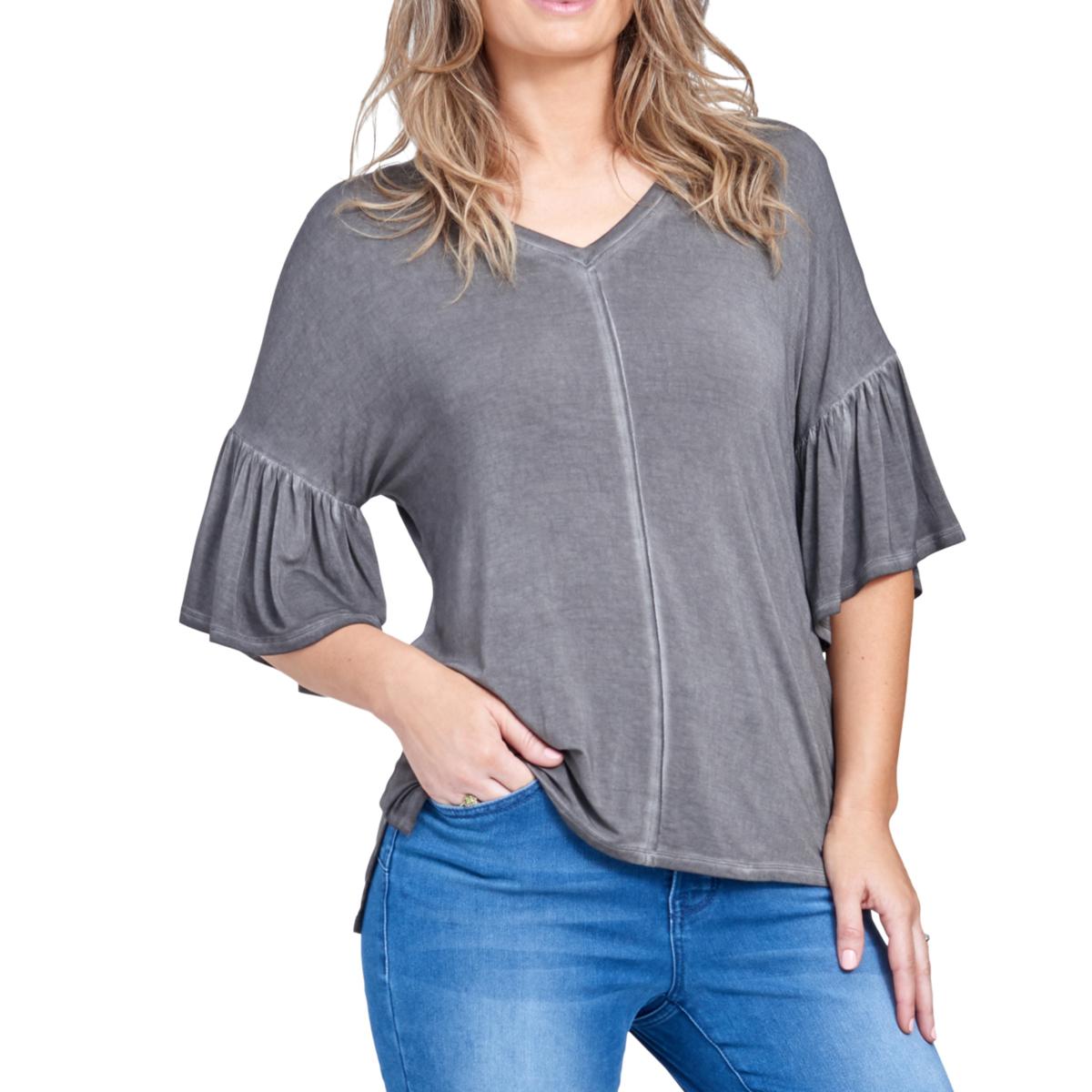 high low bell sleeve