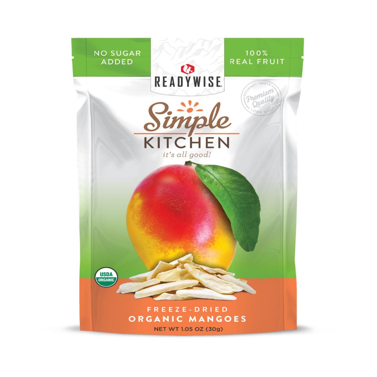 Simple Kitchen Organic FreezeDried Mangoes 6Pack 9795521 HSN