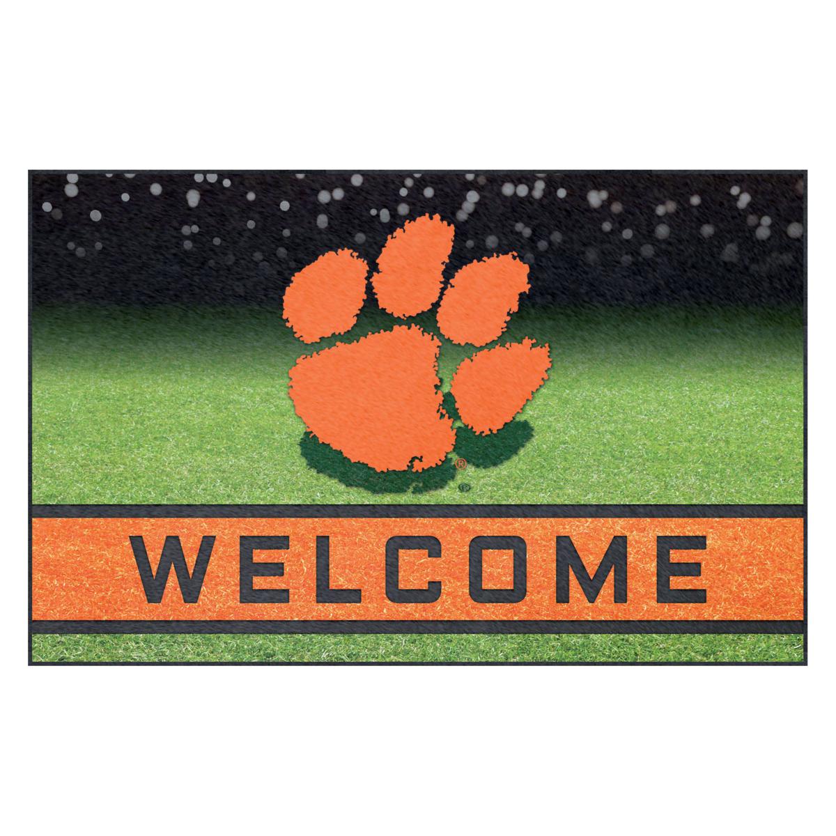 Officially Licensed NCAA 18" x 30" Rubber Door Mat 10087747 HSN