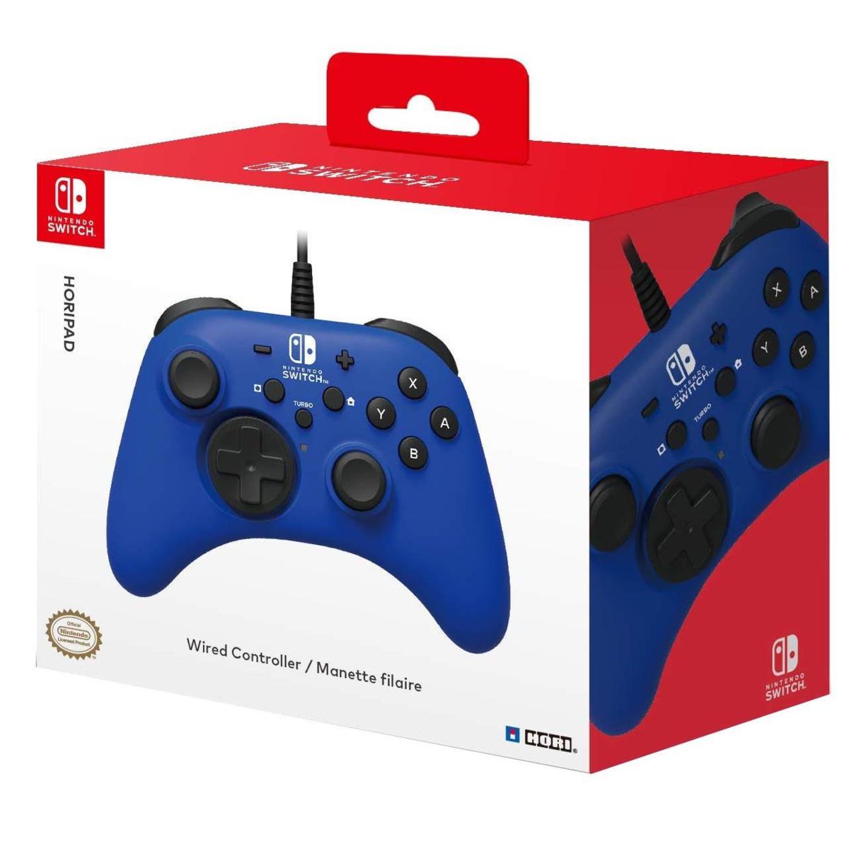 Nintendo Switch HORIPAD Wired Controller Blue