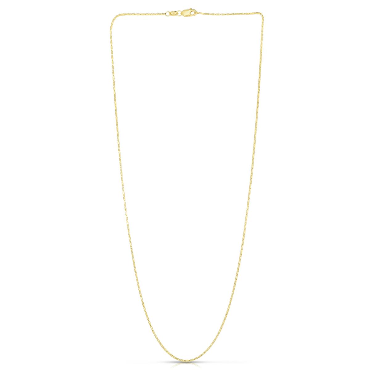 Diamond-cut Layered Necklace 14K Yellow Gold 16