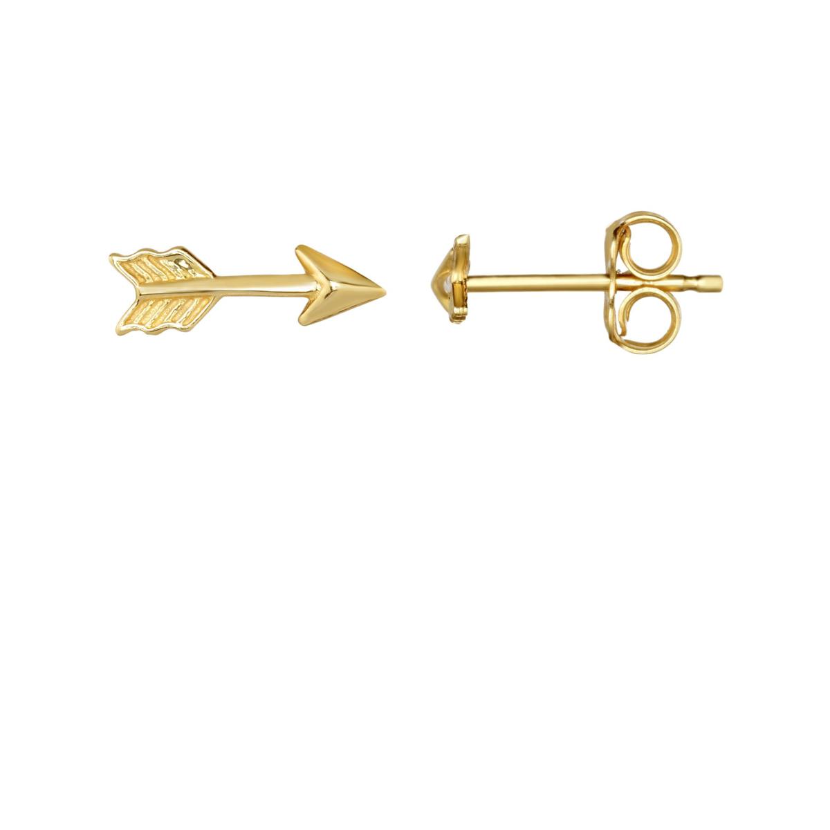 Gold hot sale arrow earrings