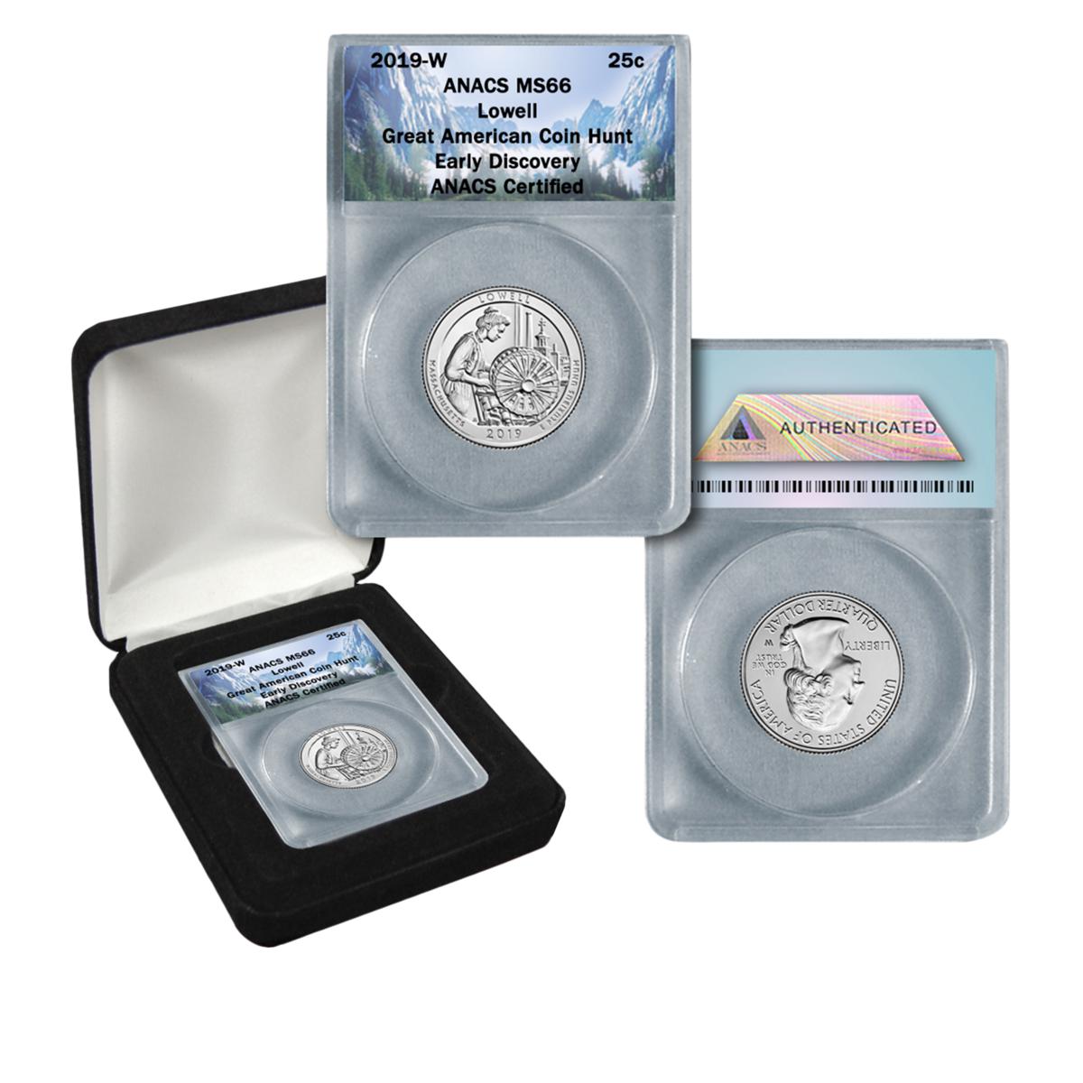 2019 MS66 Great American Coin Hunt Early Discovery Lowell Park