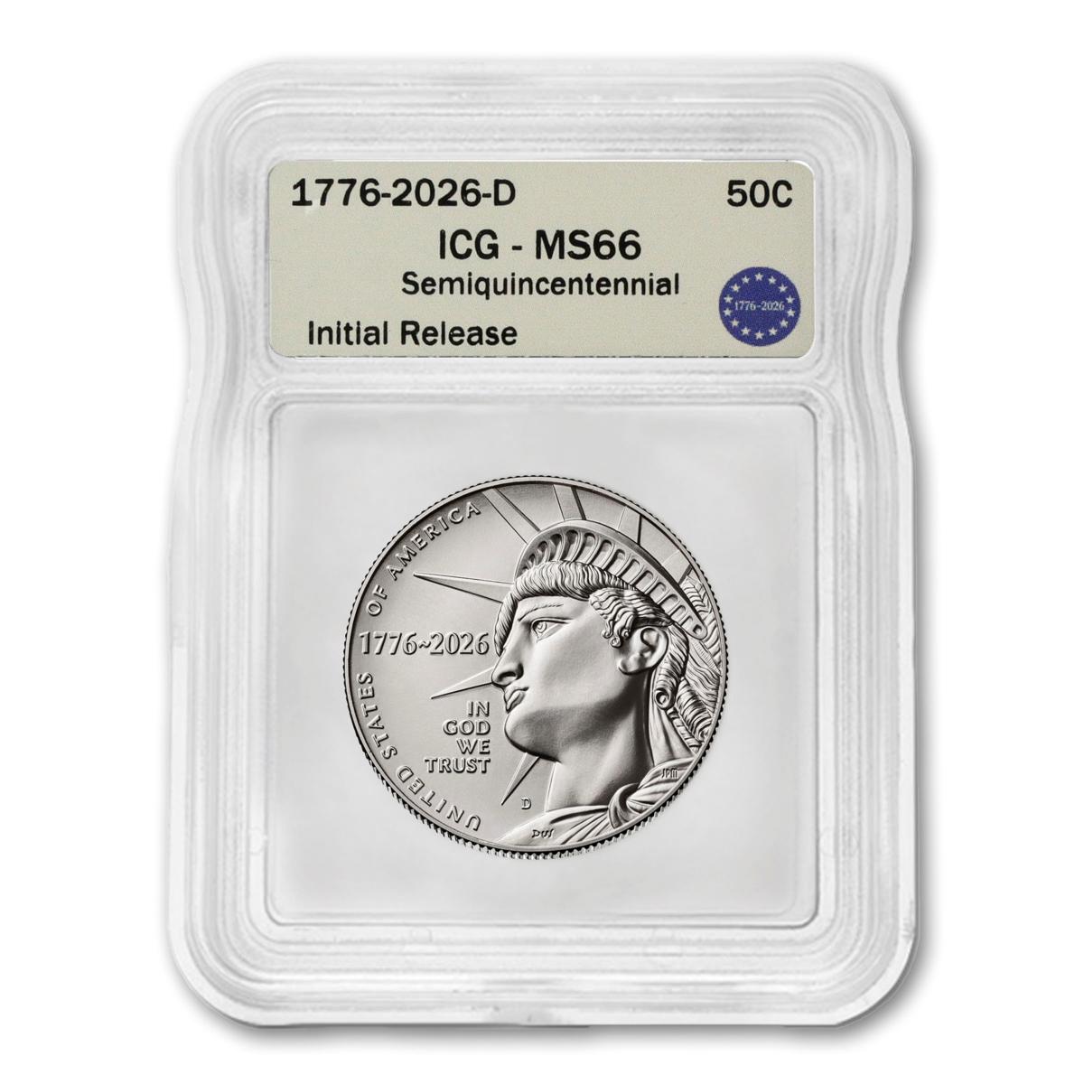 2026 Faces of Liberty 4-Coin Set Certified MS66 by ICG | HSN