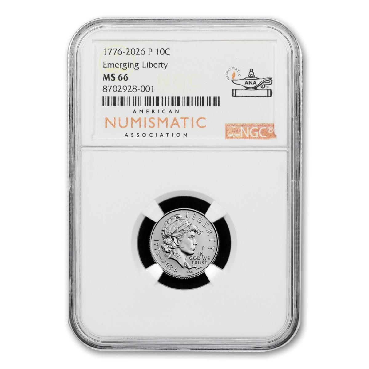 2026 Liberty Dime Philadelphia Mint NGC 66 ANA Release | HSN