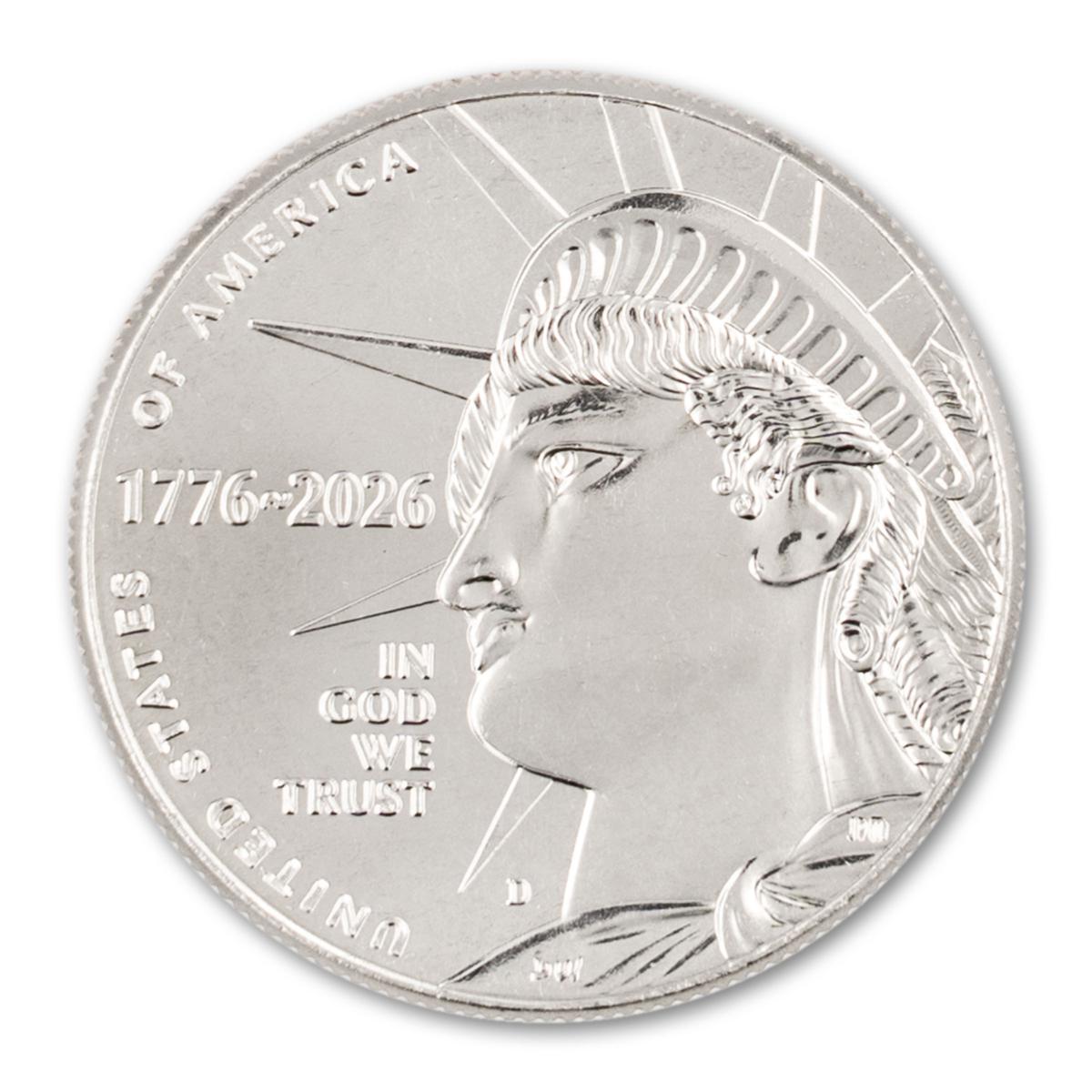 2026 P&D Uncirculated Enduring Liberty Half Dollar 20-Coin Tubes