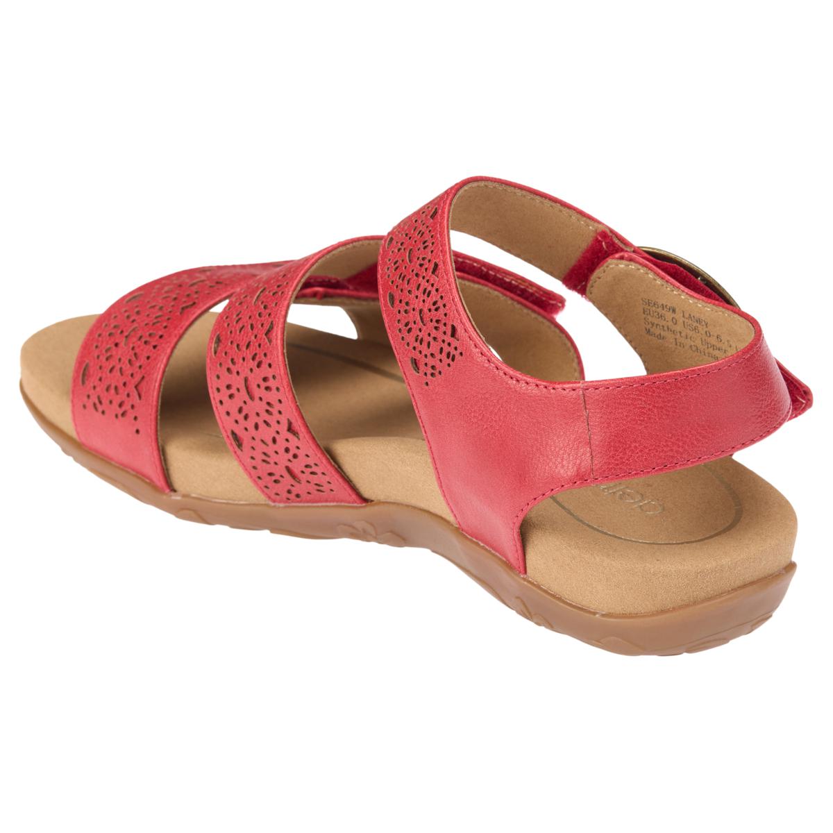 Aetrex® Laney Adjustable Arch Support Sandal | HSN