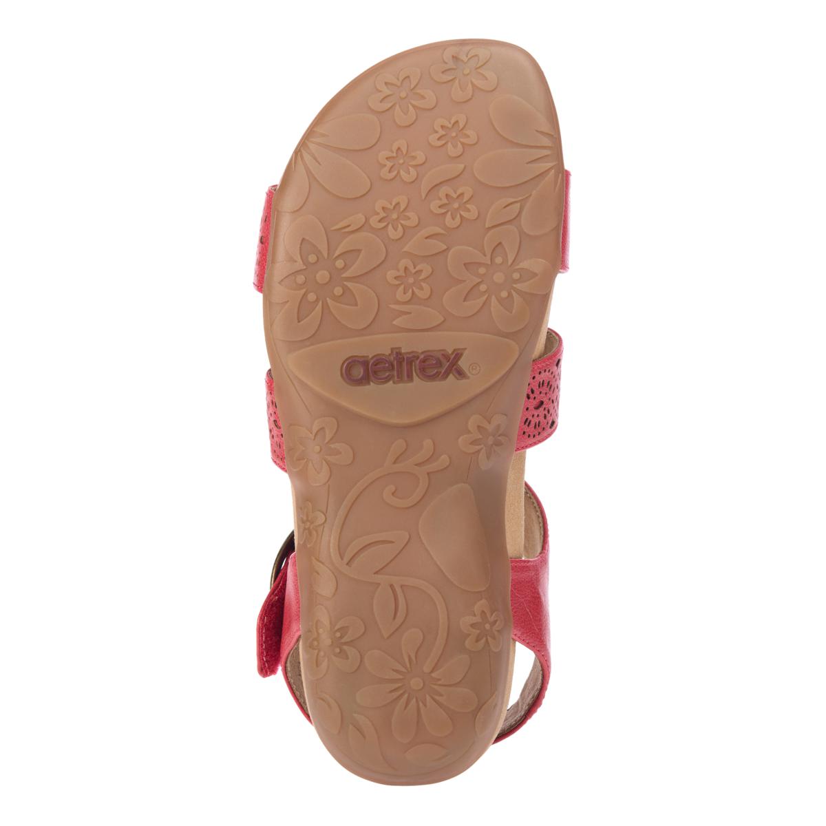 Aetrex® Laney Adjustable Arch Support Sandal | HSN