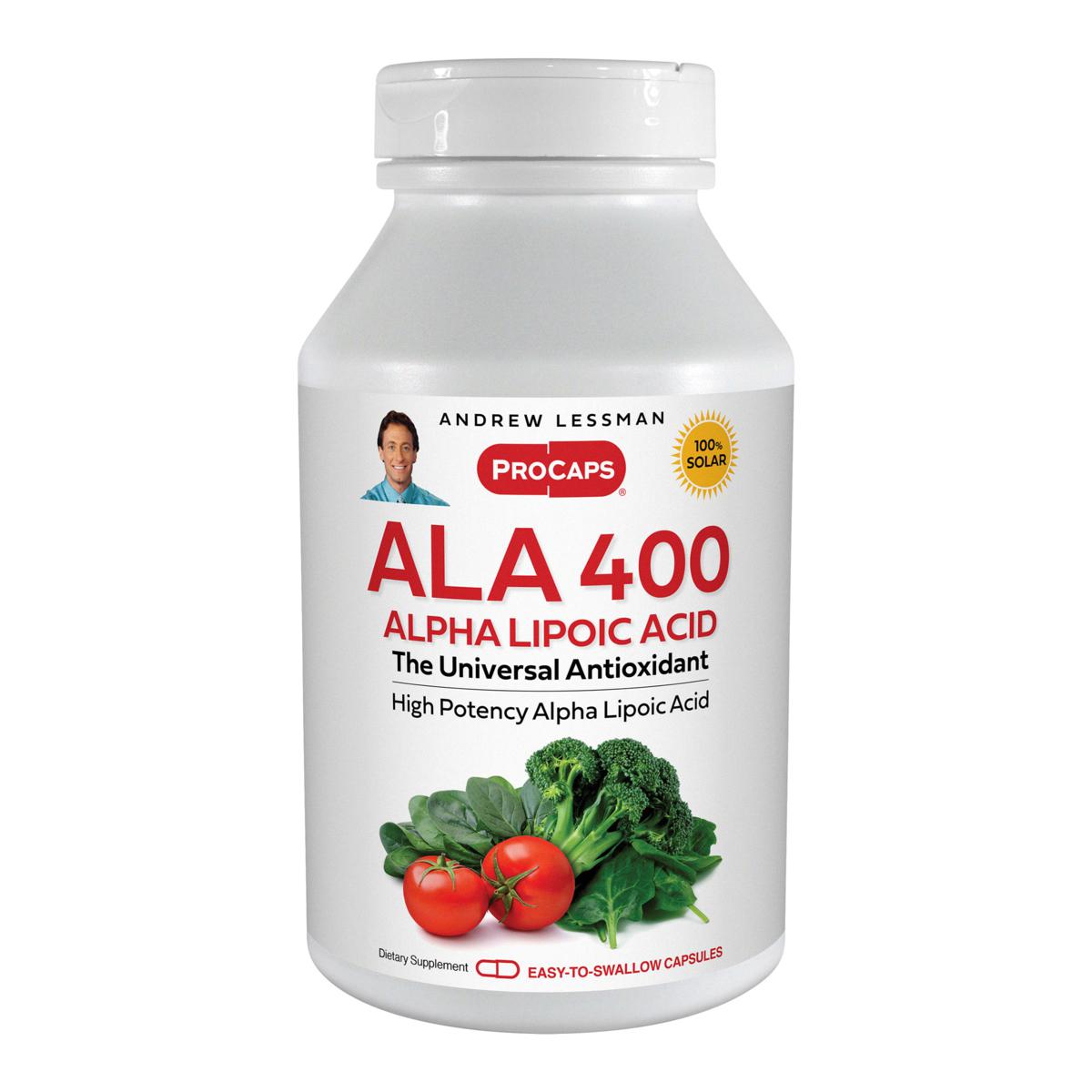 Alpha Lipoic Acid400 60 Capsules 8309010 HSN