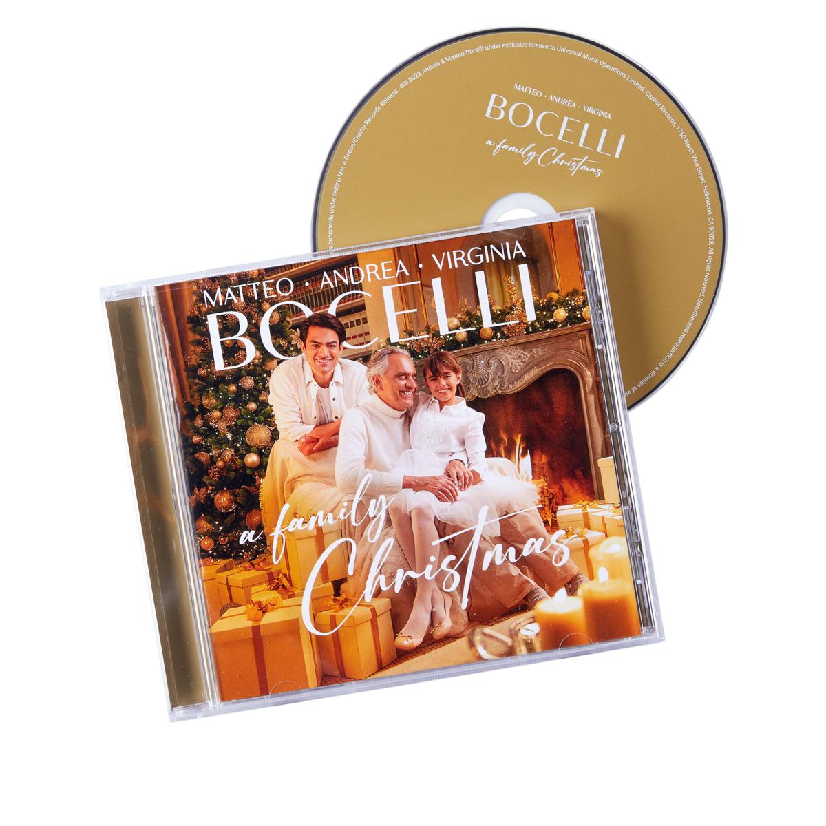 Andrea Bocelli A Family Christmas Signed CD - 20805192 | HSN