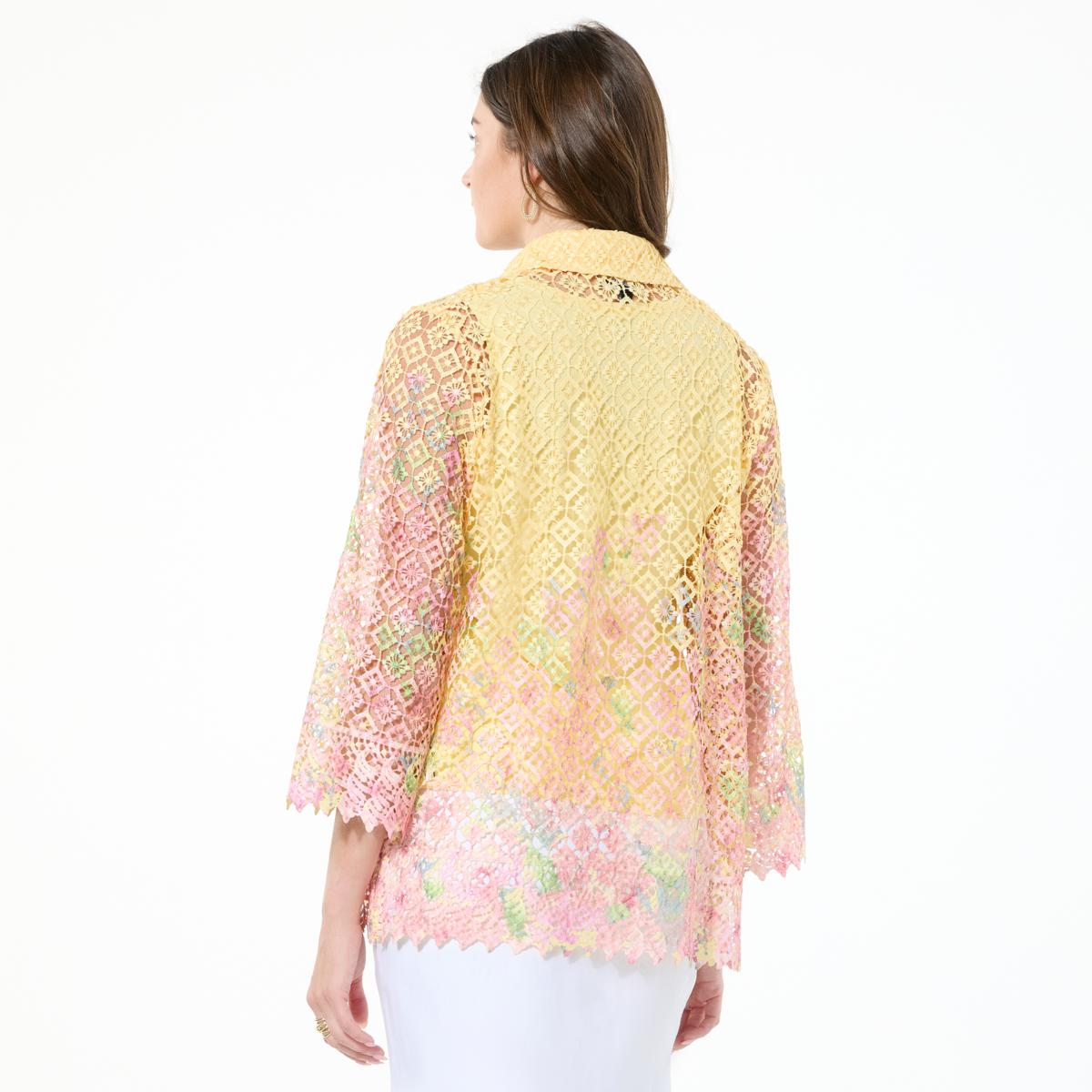 Antthony 2-piece Lace Jacket and Tank Set | HSN