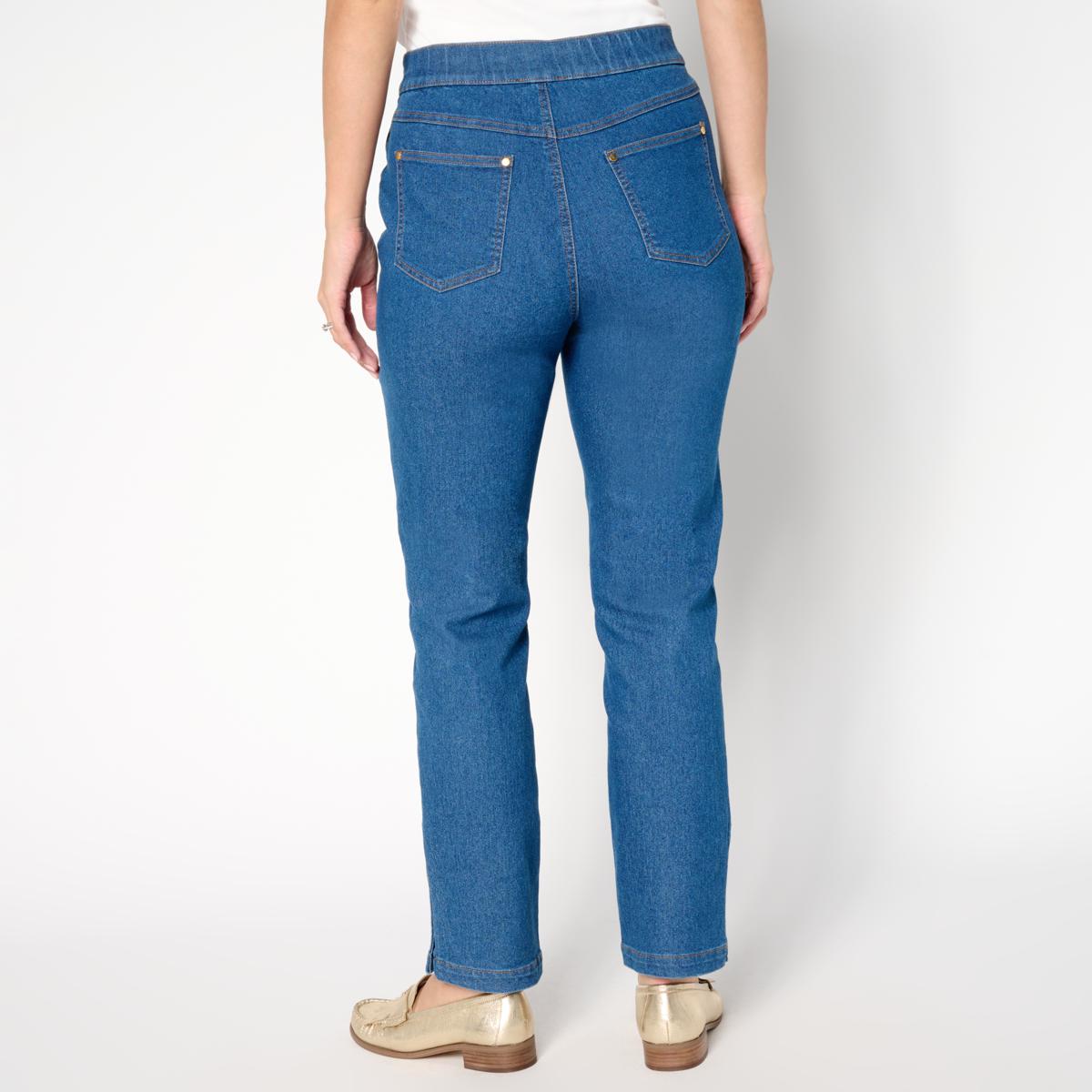Denim H And M Pull On Trousers Pull-on Denim Trousers Denim Blue
