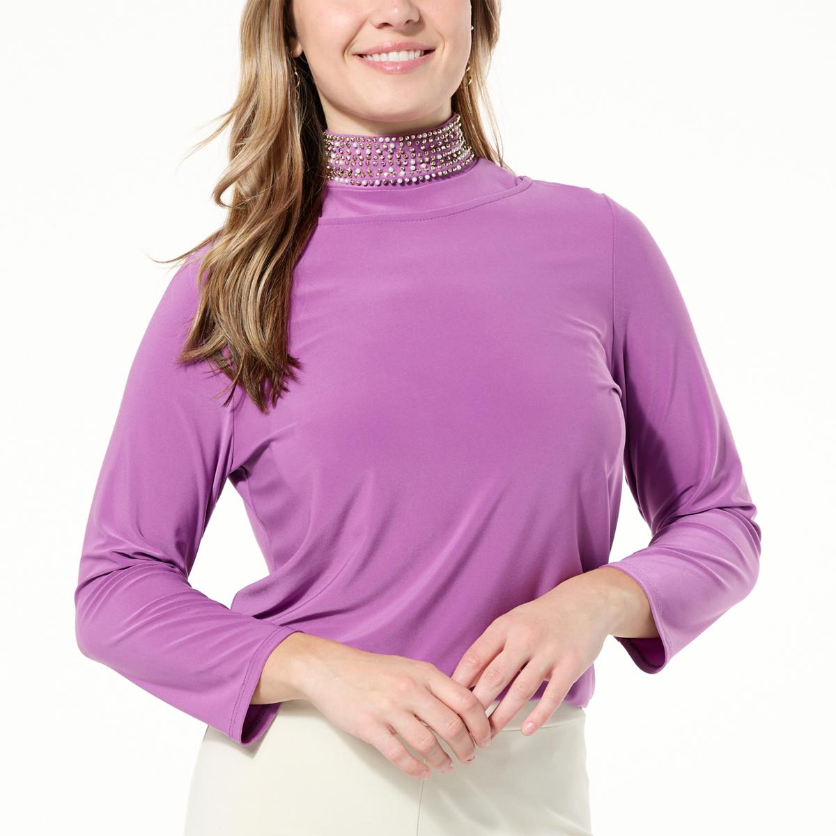 Women's mock shop neck dickies