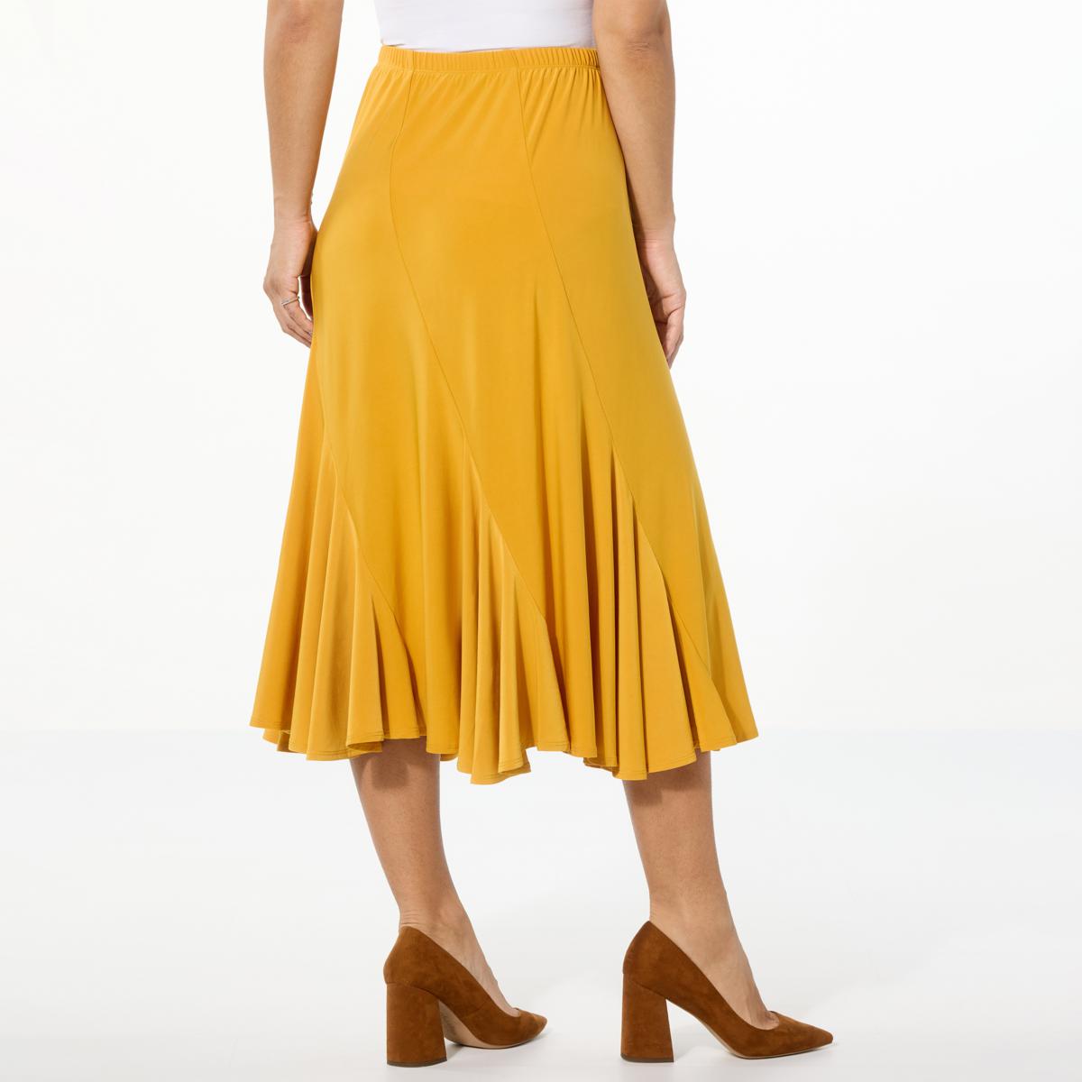 Antthony Spiral Seamed Midi Skirt - 23368437 | HSN