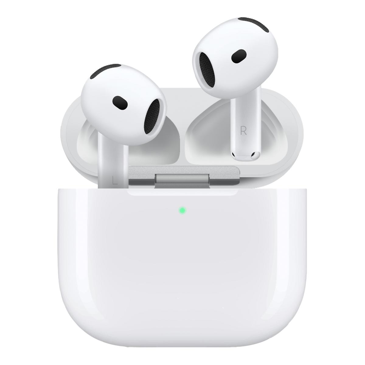 Apple AirPods 4 with EVA Travel Case and Accessories | HSN
