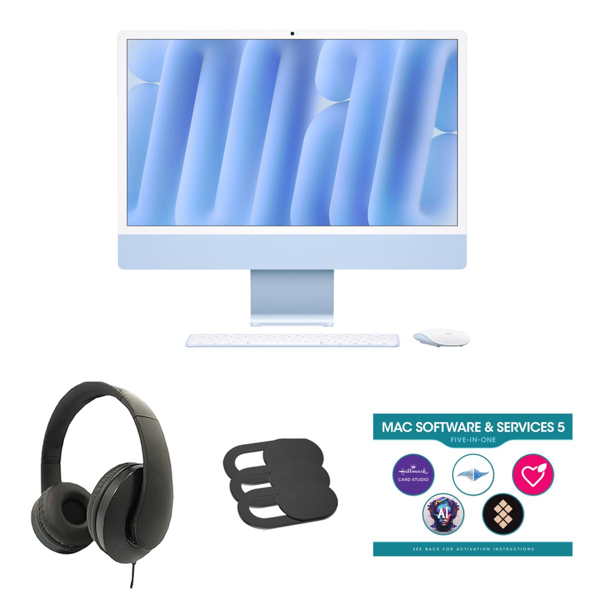iMac 24インチ M4 8CPU/8GPU 16GB 256GB ブルー Apple iMac 24 inch All in One M4 chip Built for Apple Intelligence