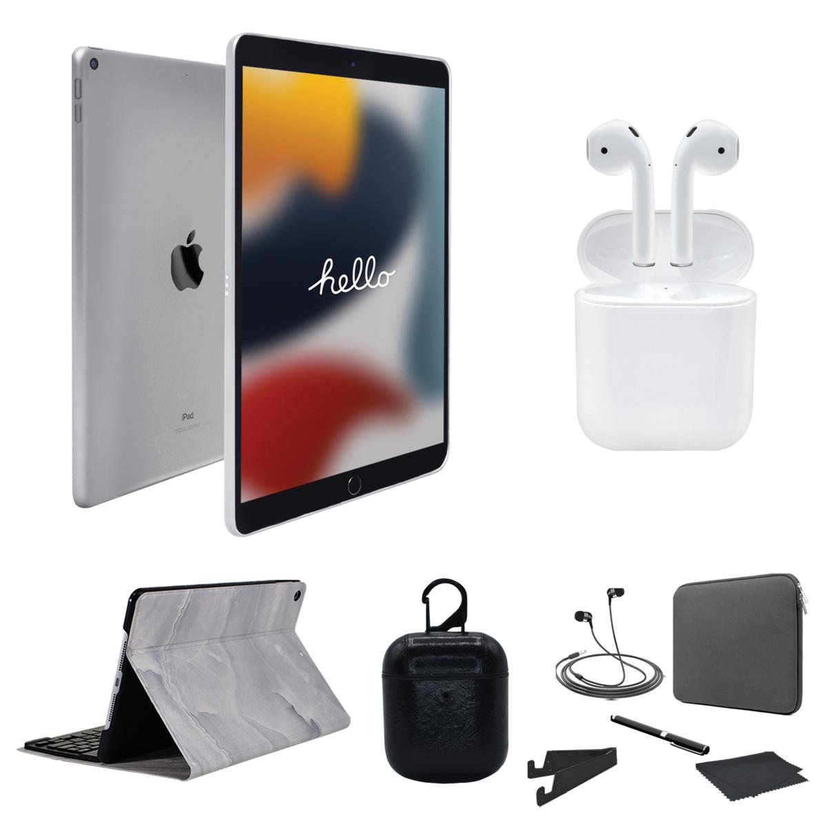 Apple iPad 10.2 9th Gen 256GB Wifi with Apple AirPod 2nd Gen Bundle