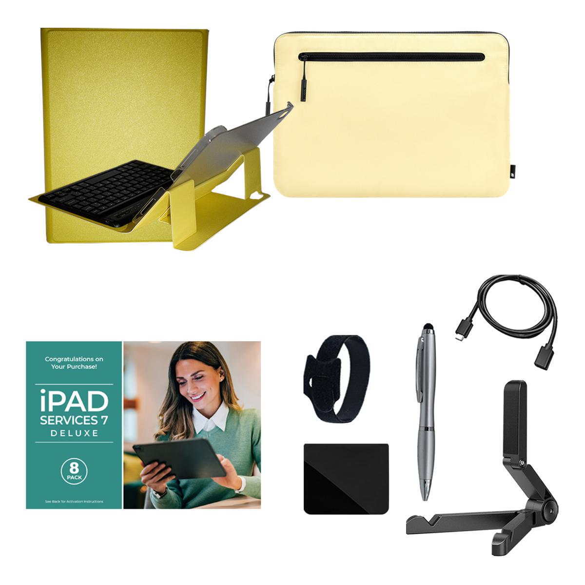 Apple iPad 11" 11th Gen Blue 128GB Wi-Fi Bundle w/Case & Voucher - 23665798 | HSN