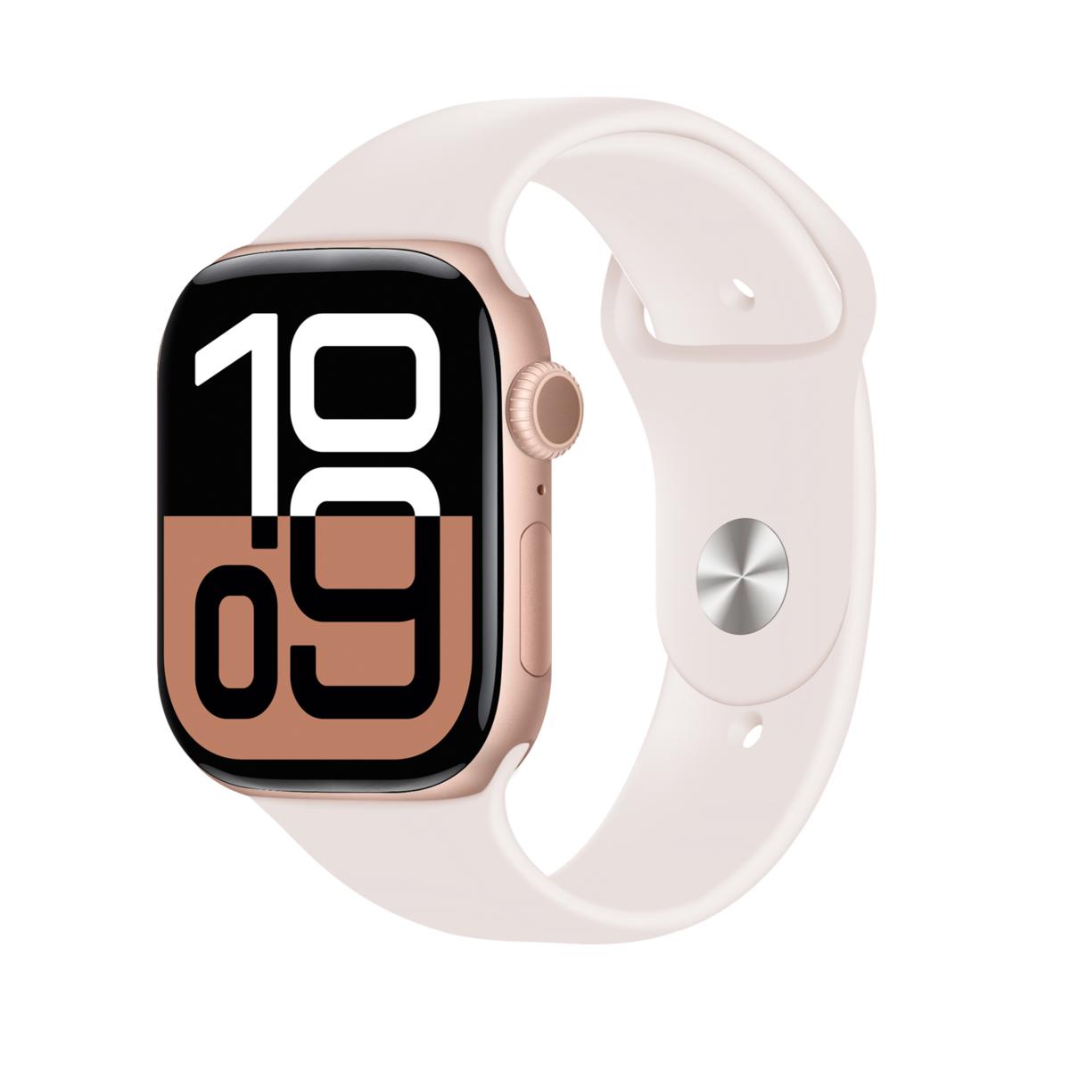 Apple Watch Series 10 GPS + Cellular 46mm M/L Bundle | HSN