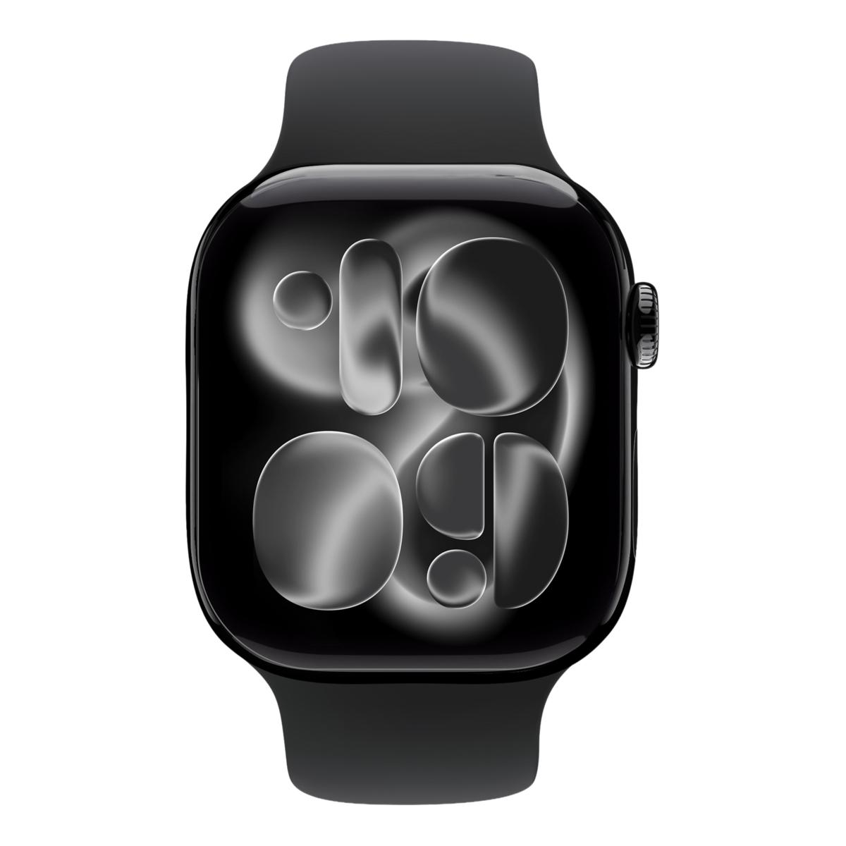 Apple Watch Series 11 Jet Black 42mm S/M with 2 Bands | HSN