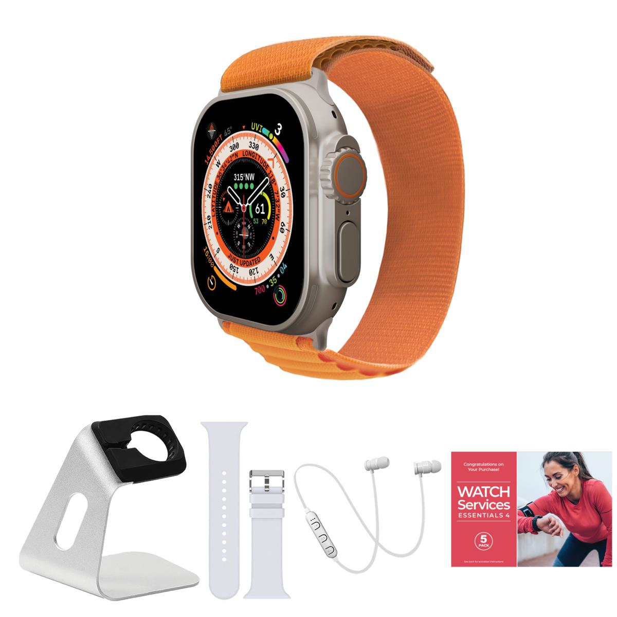 Apple Watch Ultra 49mm GPS + Cellular Large Alpline Loop Bundle