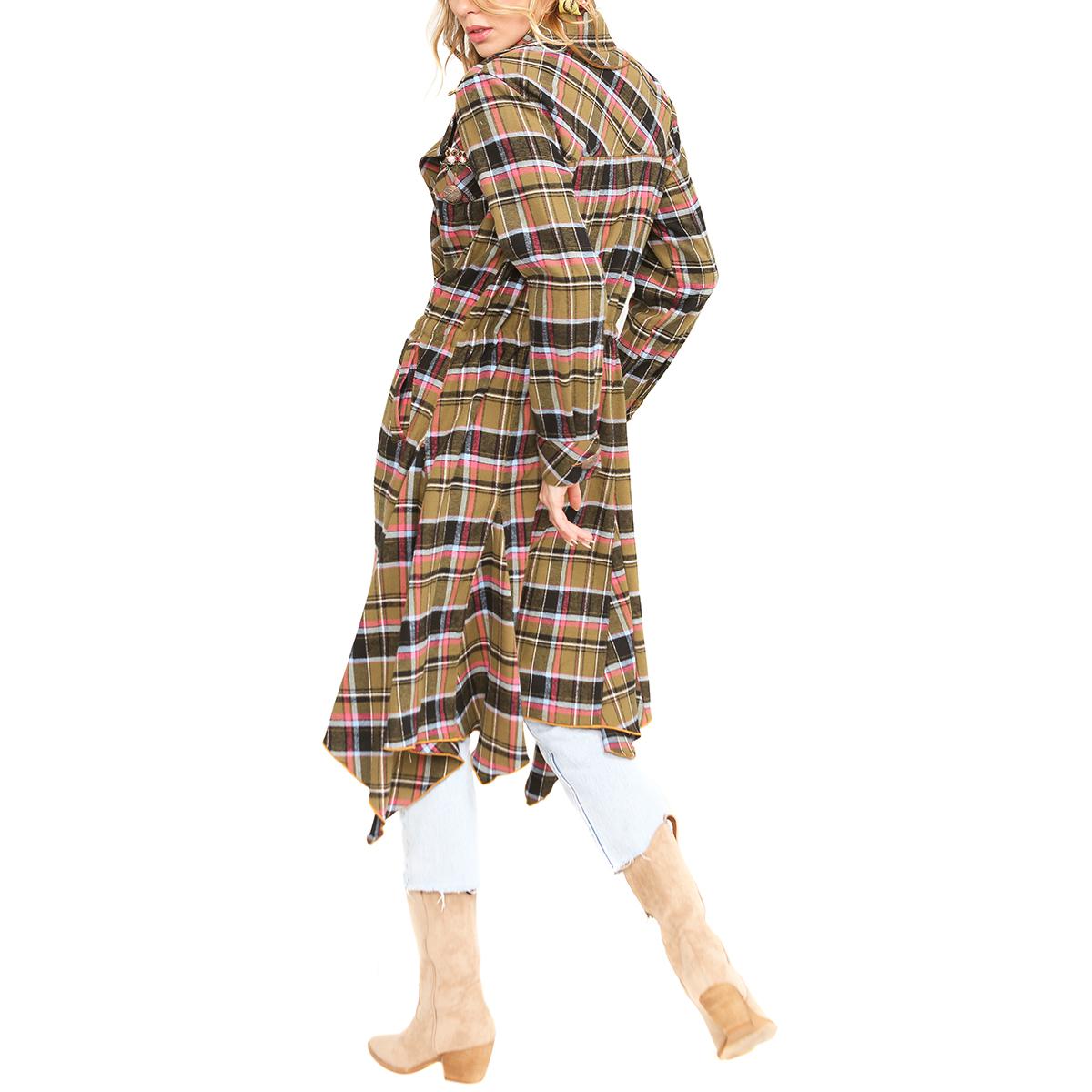 Ralph lauren plaid hot sale trench coat