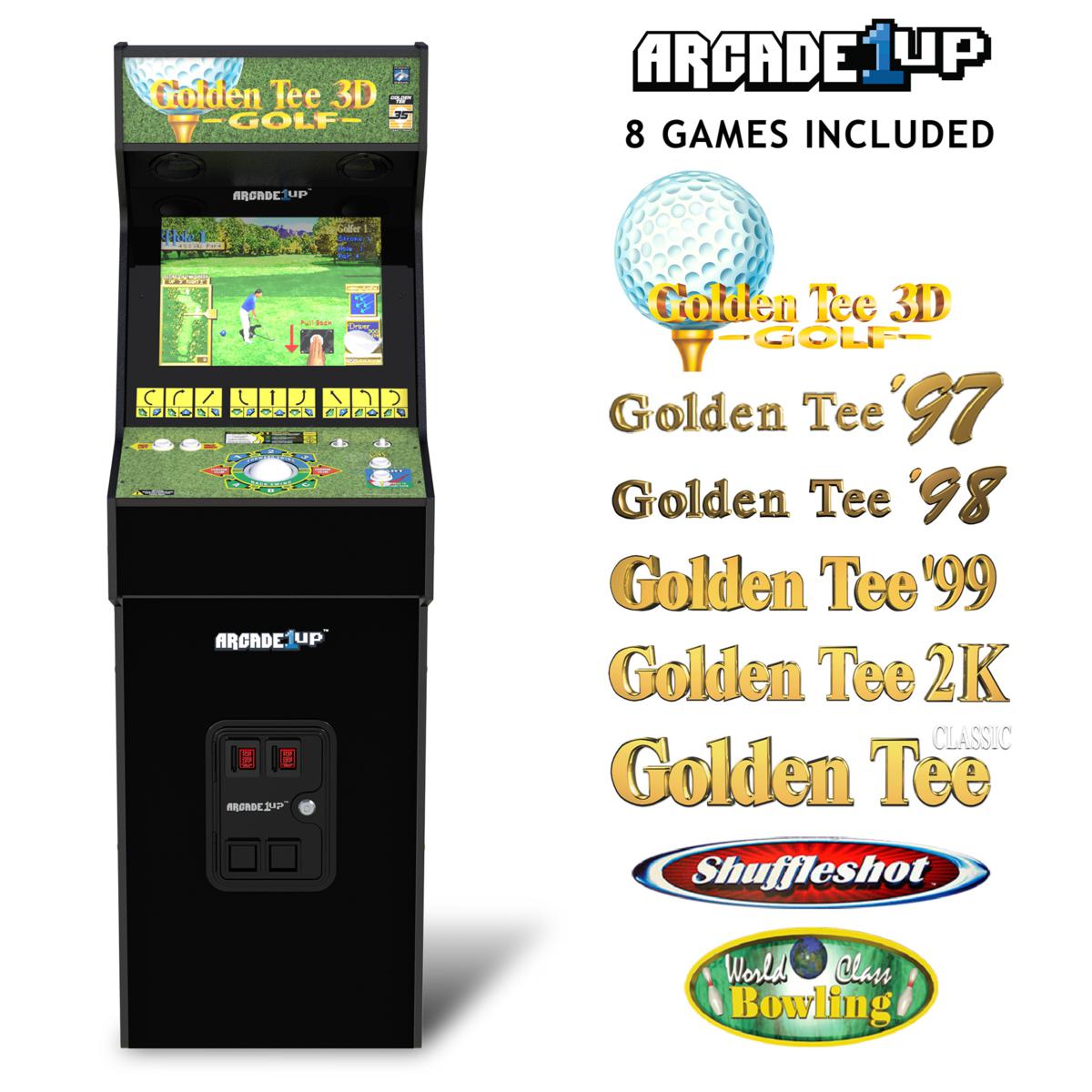 Arcade1Up Golden Tee 3D Deluxe Arcade Machine - 23231086 | HSN Arcade1Up Golden Tee 3D Deluxe Arcade Machine - 23231086 | HSN