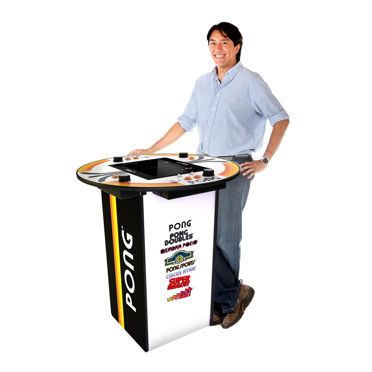 Arcade1Up Pong 4-Player Pub Table, 8 Games in 1 - 20131578 | HSN