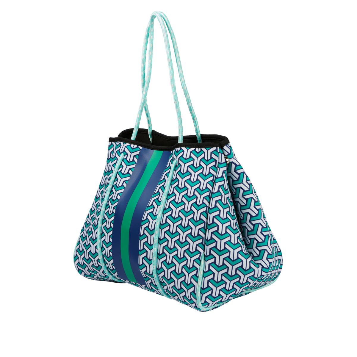 Neoprene Maze Tote, Handbags