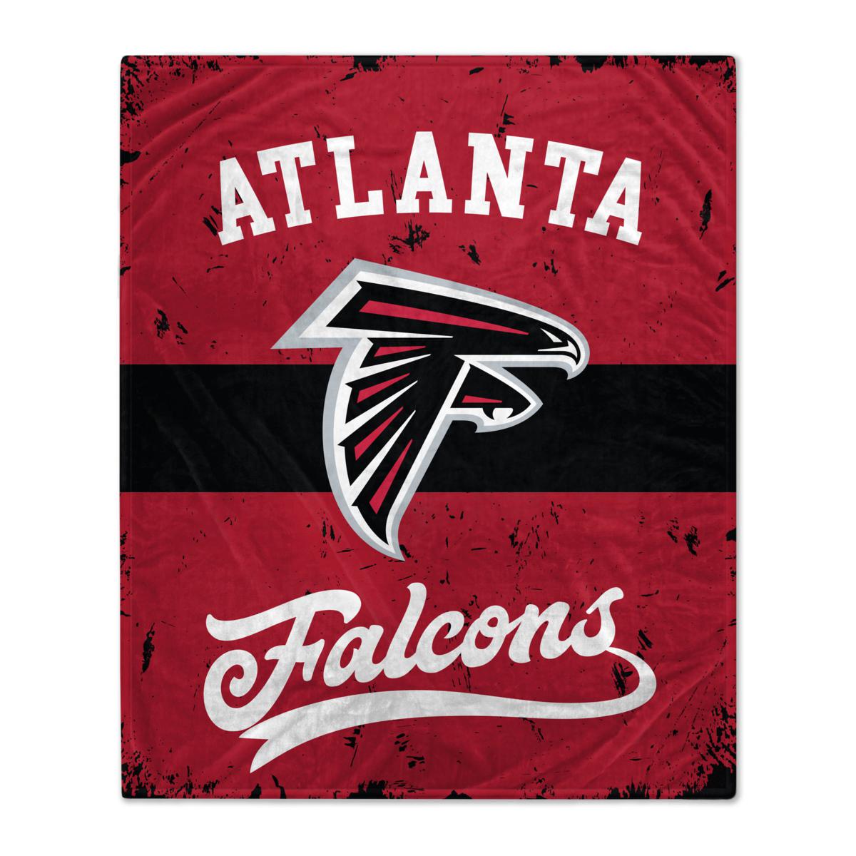 Atlanta Falcons 60'' x 70'' Retro Stripe Flannel Fleece Blanket