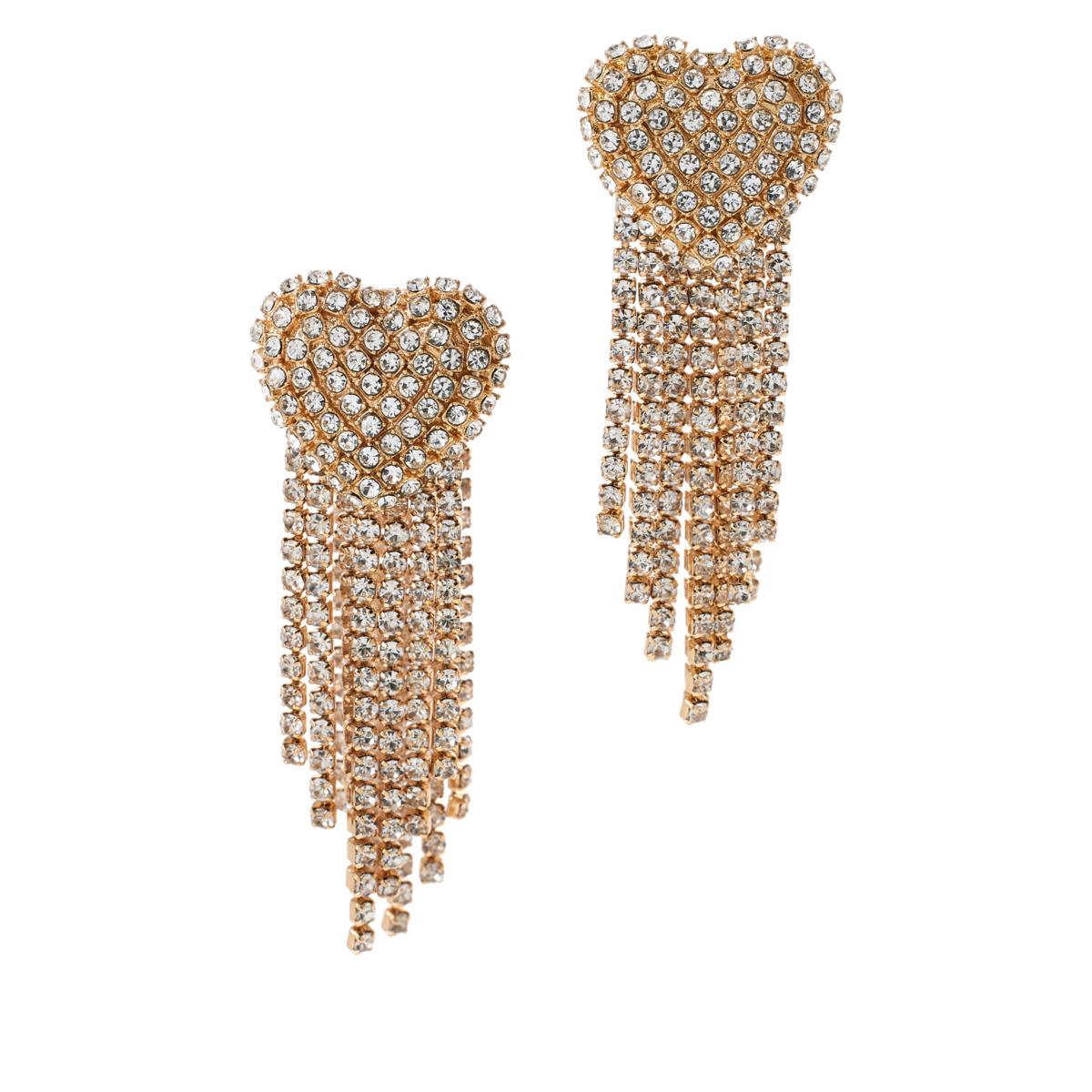 sparkle tassel earrings