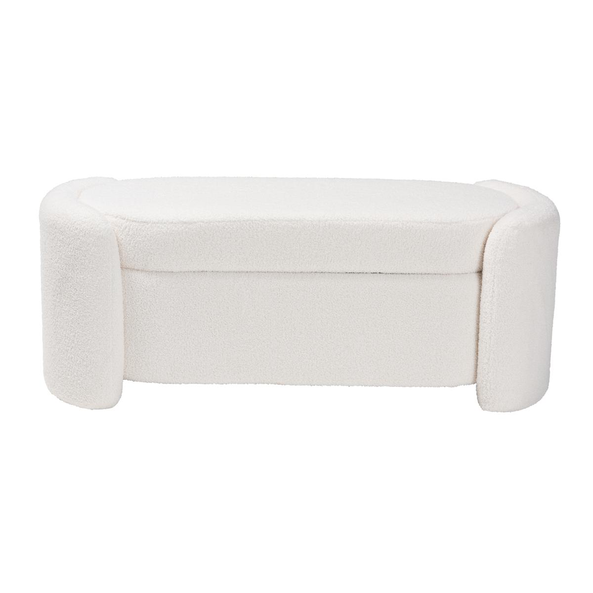 Baxton Studio Oakes Modern Upholstered Storage Bench 20881812 HSN