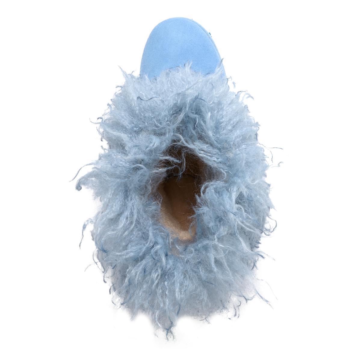 BEARPAW® Janell Curly Faux Fur and Suede Boot | HSN