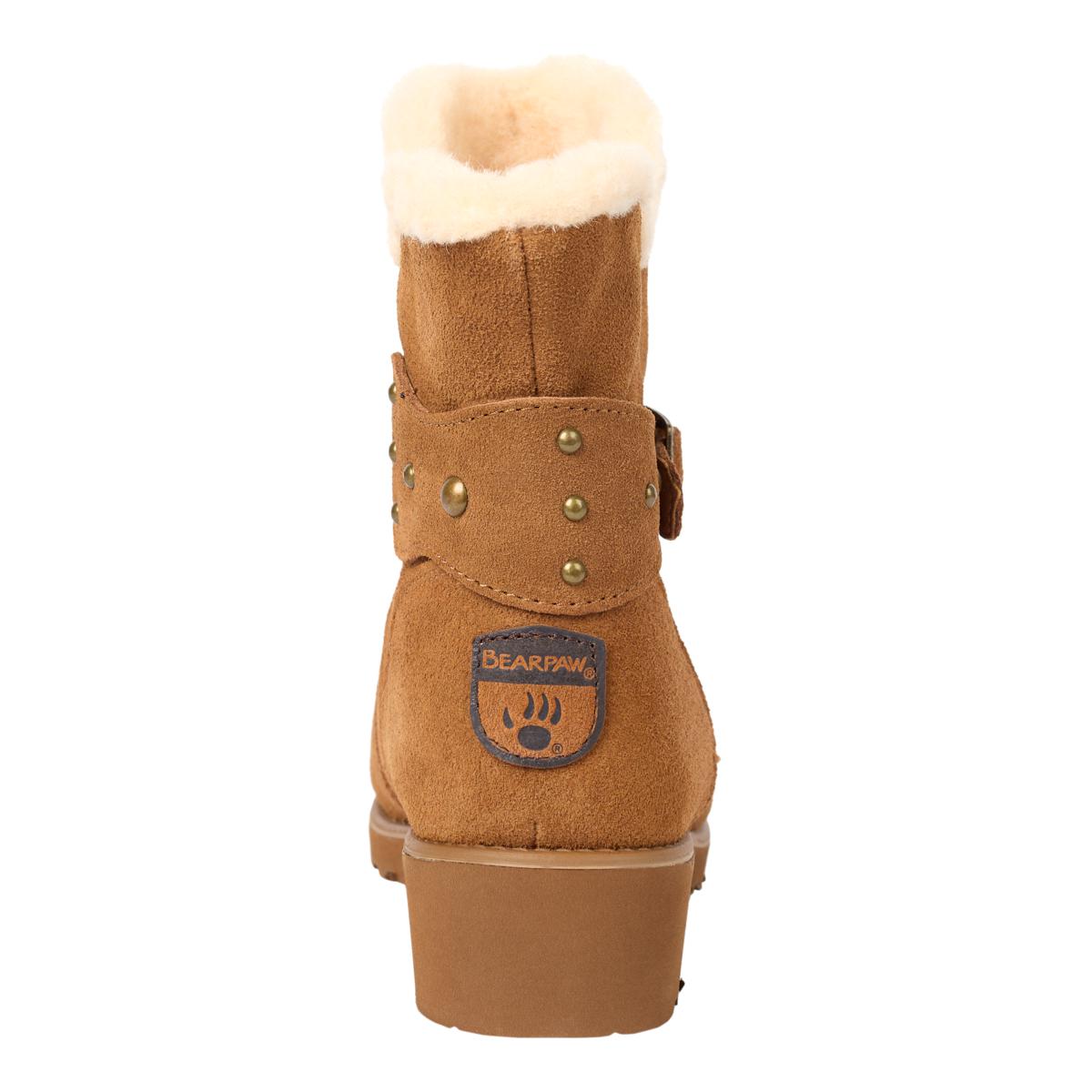 BEARPAW® Kathleen Suede Heeled Boot with Rain Repellent 23321581