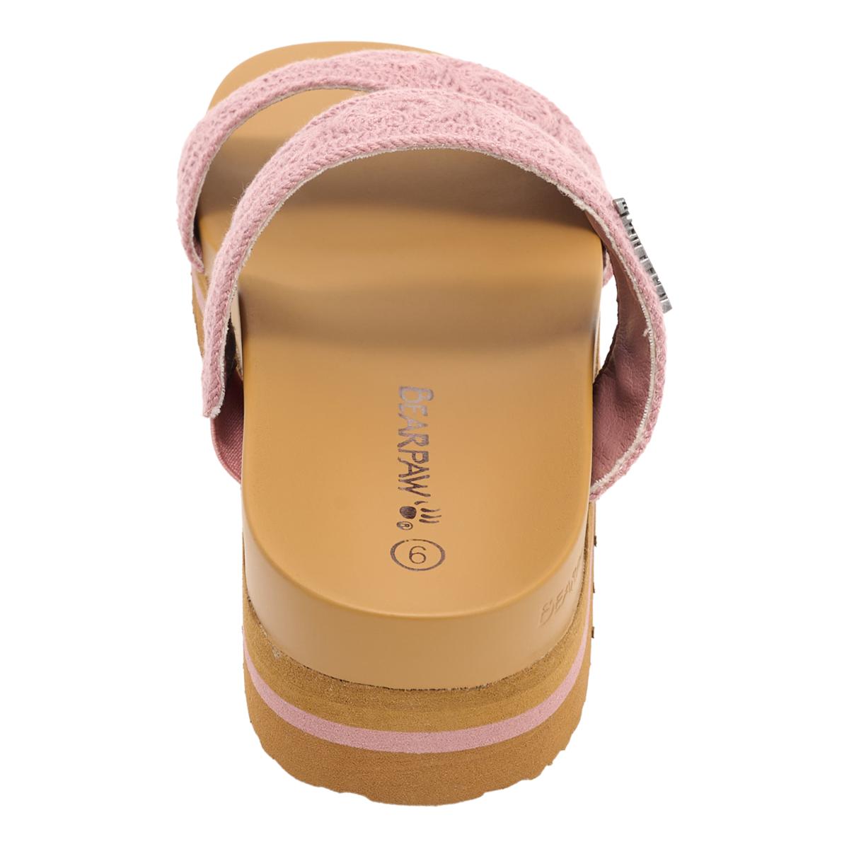 BEARPAW® Mandy 2-Band Crochet Sandal | HSN