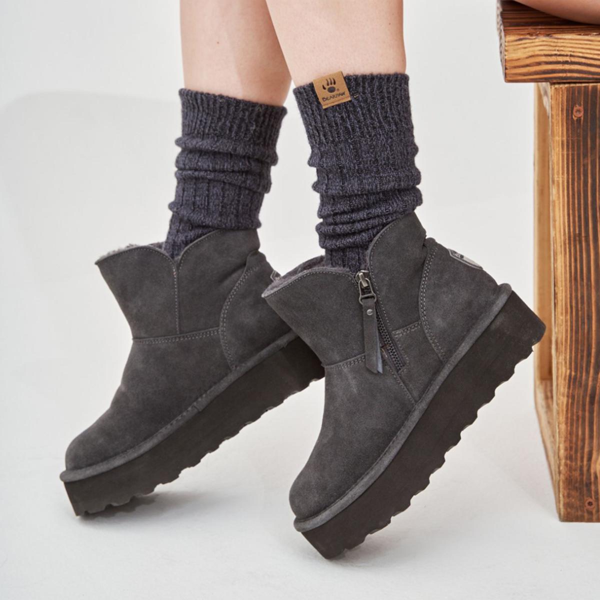 BEARPAW Retro Maren Suede Boot with Rain Repellent