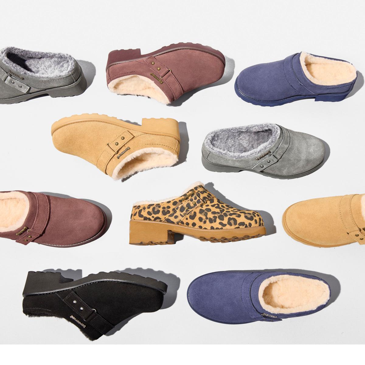 BEARPAW® Scottie Suede Clog with Rain and Stain Repellent