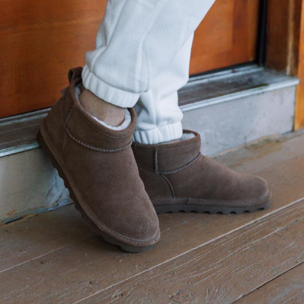 BEARPAW® Shorty Suede Boot w/Rain & Stain Repellent