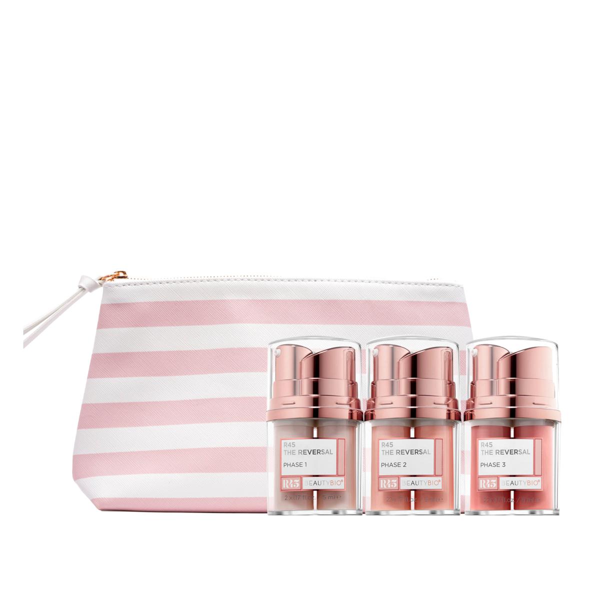 Haute Shore | Pink Neoprene Cosmetic Case w/Stripe | Erin Hills