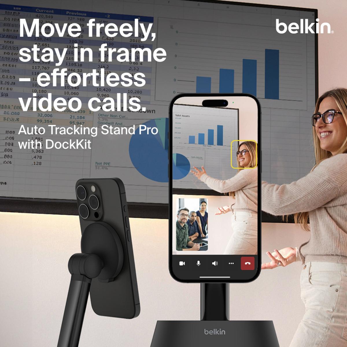 Belkin Auto-Tracking Stand Pro with DockKit - 23581259 | HSN