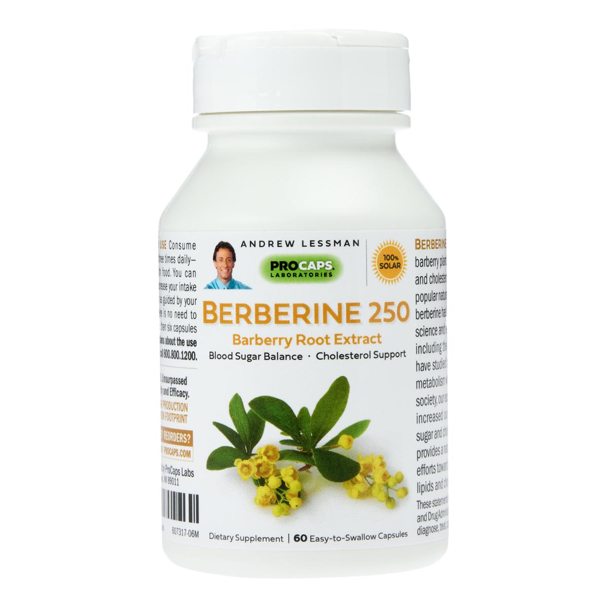 Berberine 250 - 60 Capsules