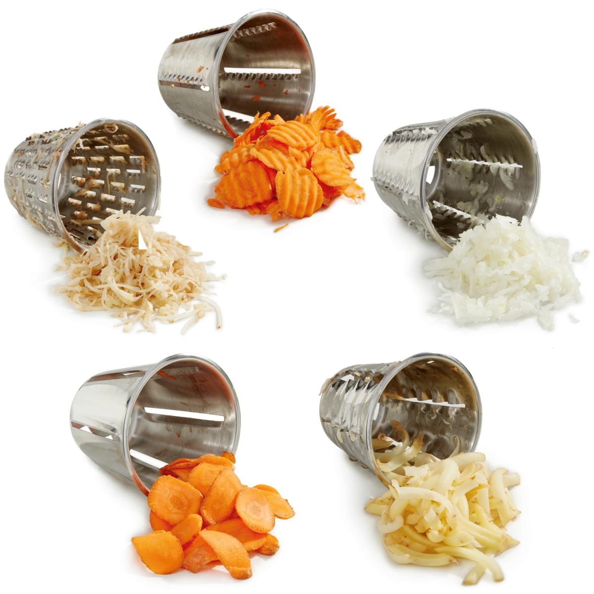 BergHOFF Tabletop Rotary Vegetable Cutter with 5 Cones | HSN