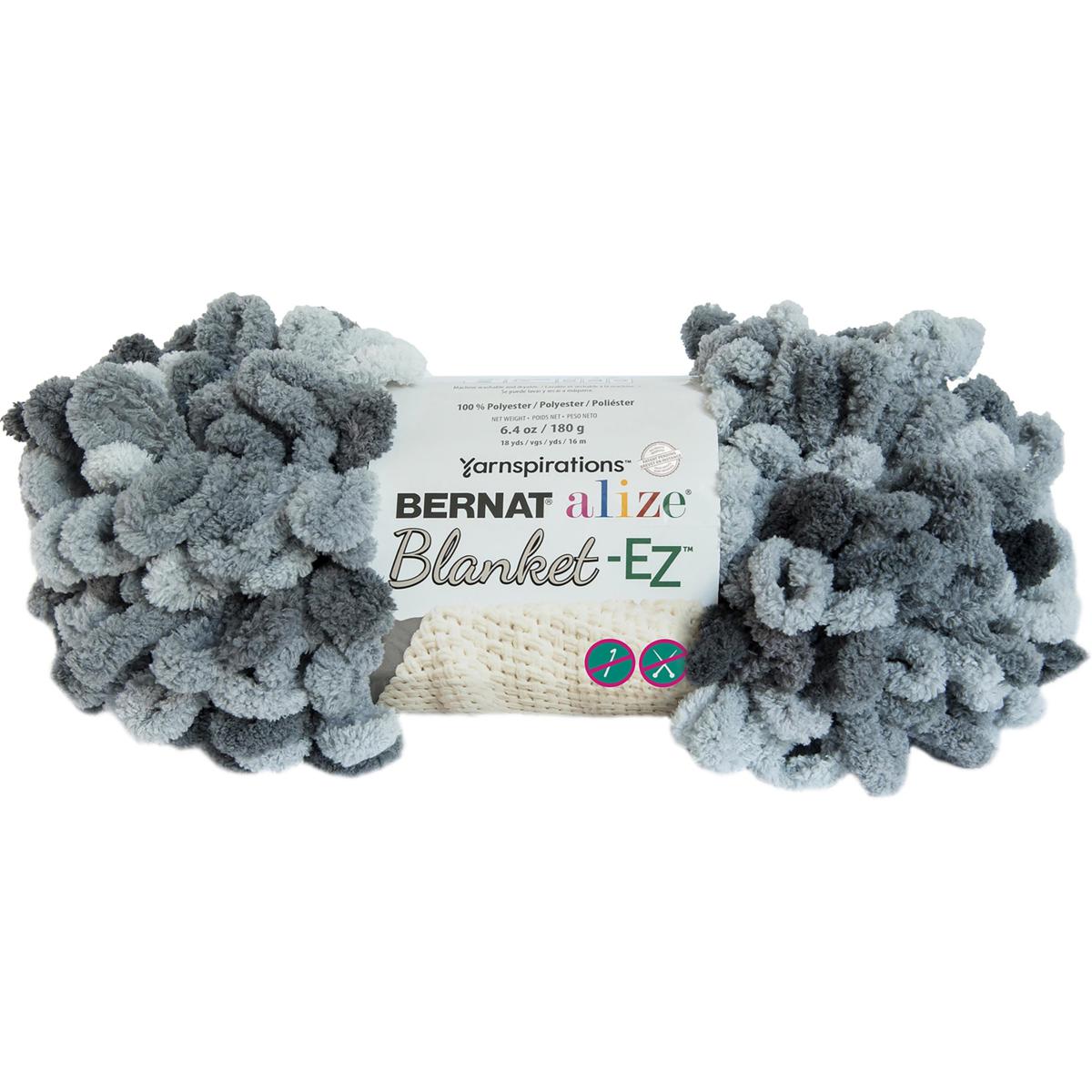 Bernat Alize BlanketEZ Yarn Slate Grays 9323197 HSN