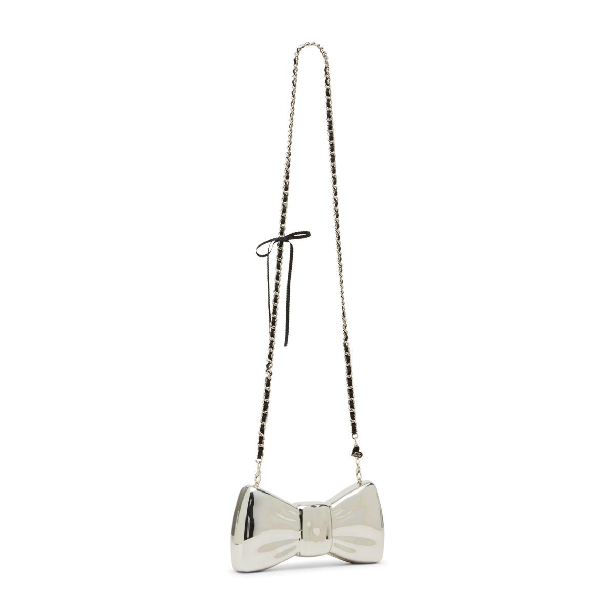 Betsey Johnson Metal Bow Crossbody Clutch | HSN