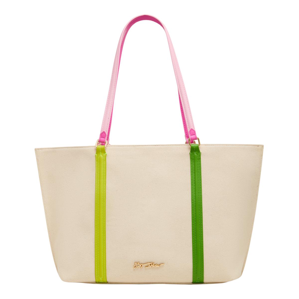 Borsa Tote Betsey Johnson Tutti I Fiori - Donna, Blu, Tela, 41x33x17 Cm Borsa Tote Betsey Johnson Tutti I Fiori - Donna, Blu, Tela, 41x33x17 Cm