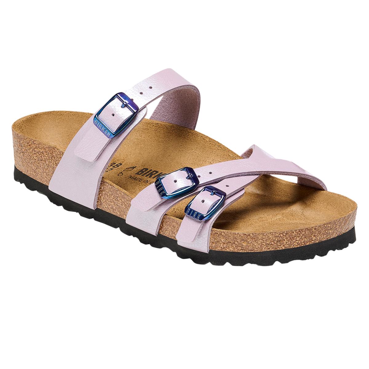 Birkenstock Franca Graceful Birko-Flor Slide Sandal - Orchid | HSN