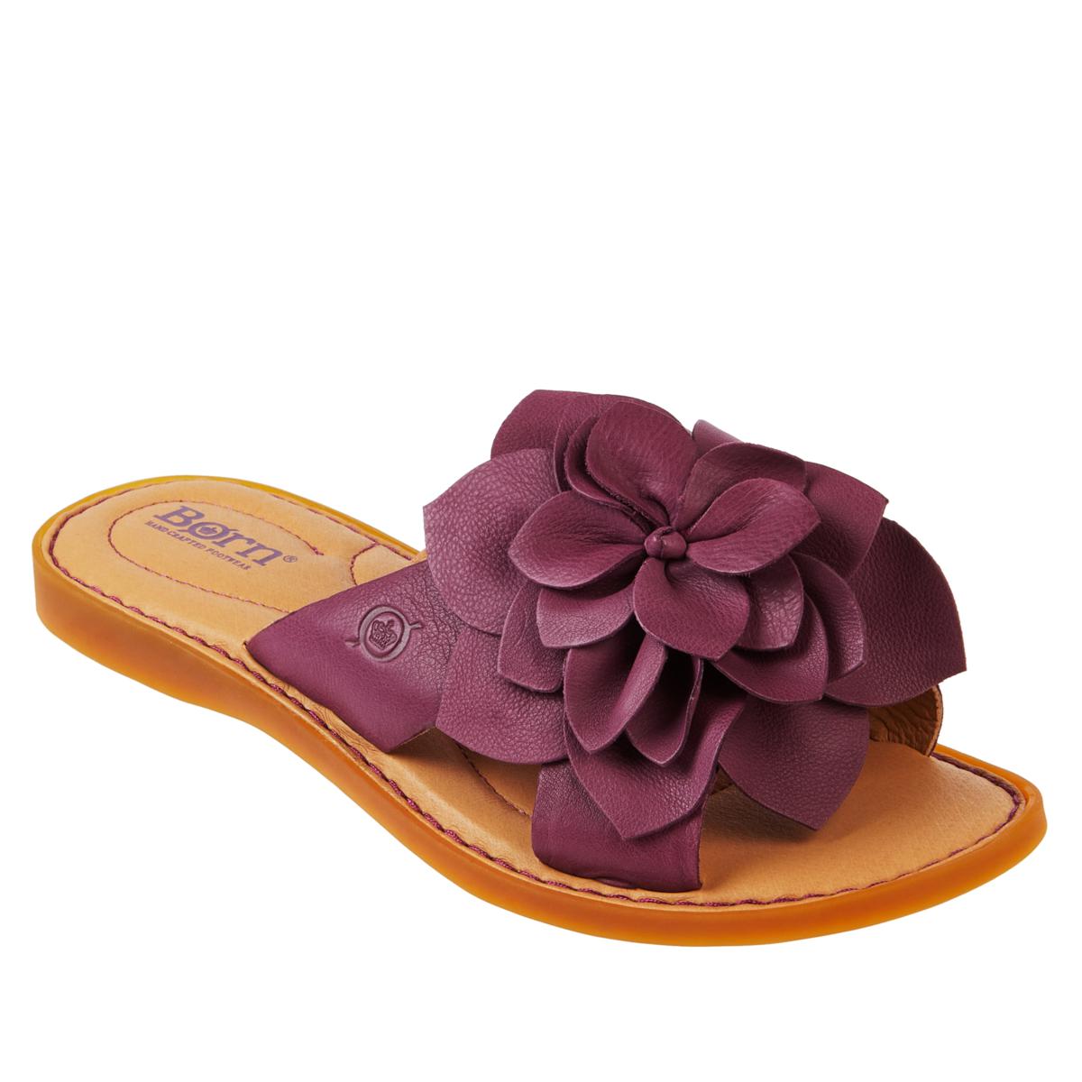 Born Ivory Leather Sandal - 20642770 | HSN