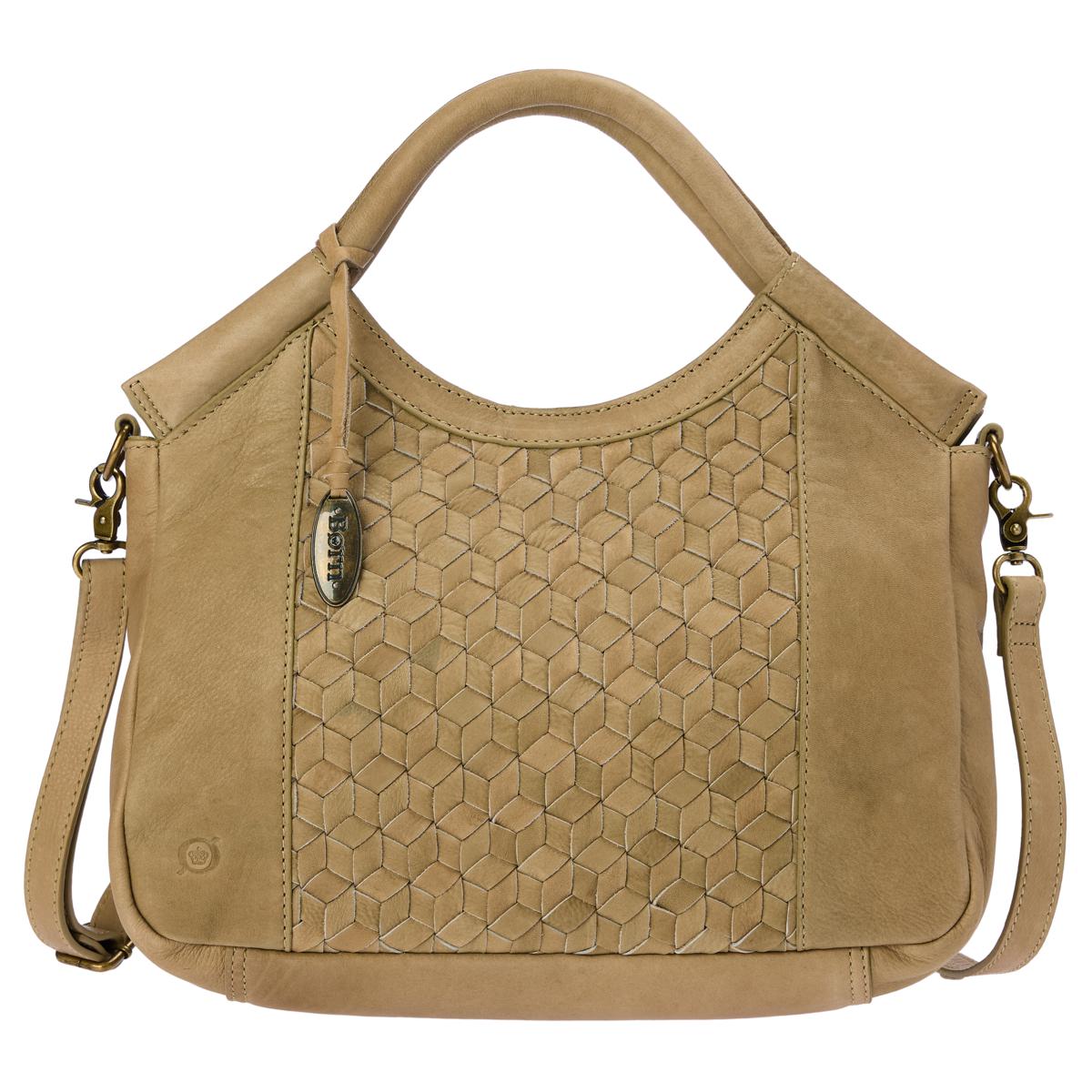 Born® Millport Vintage Woven Leather Satchel