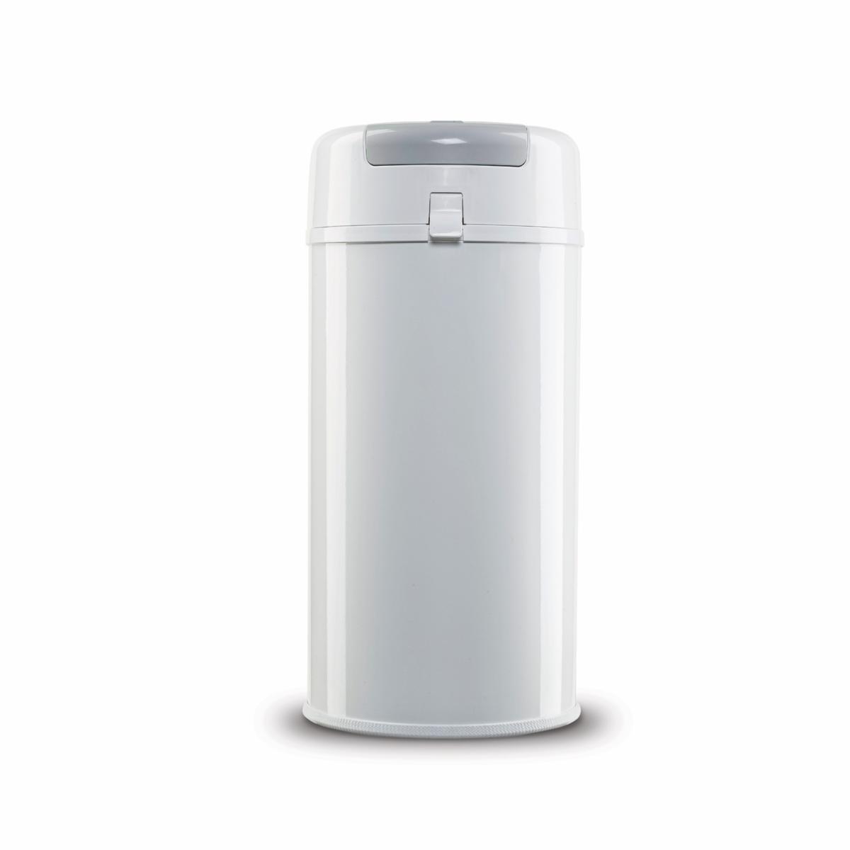 Bubula Premium Steel Diaper Waste Pail, White/Grey 20503369 HSN